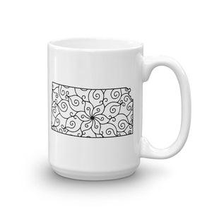 Kansas KS Mandala Mug