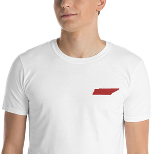 Tennessee Unisex T-Shirt - Red Embroidery
