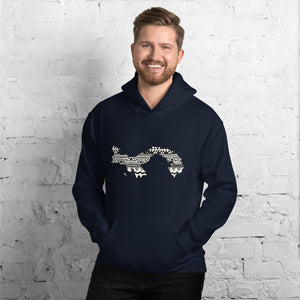 Panama Map Unisex Hoodie Home Country Pride Gift