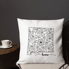 Load image into Gallery viewer, New Mexico NM State Map Premium Pillow
