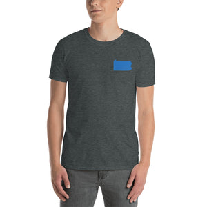 Pennsylvania Unisex T-Shirt - Blue Embroidery