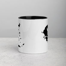 Load image into Gallery viewer, Greece Map Coffee Mug with Color Inside - 11 oz
