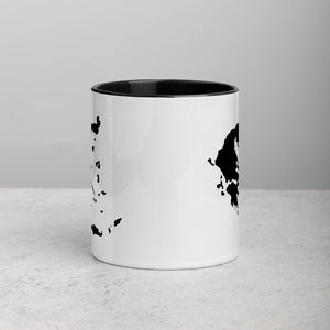 Greece Map Coffee Mug with Color Inside - 11 oz