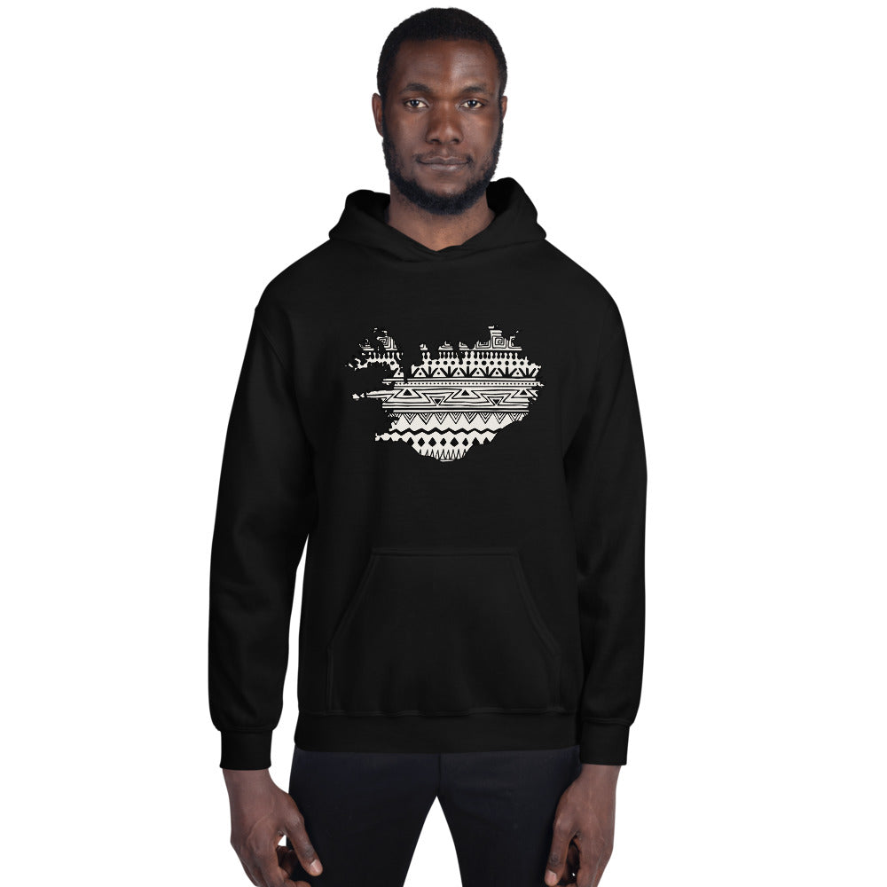 Iceland Map Unisex Hoodie Home Country Pride Gift