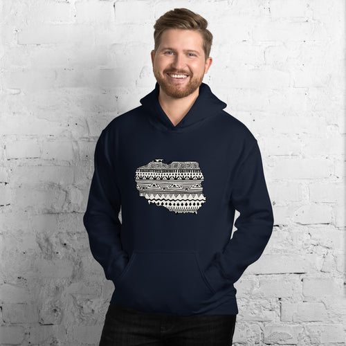 Poland Map Unisex Hoodie Home Country Pride Gift