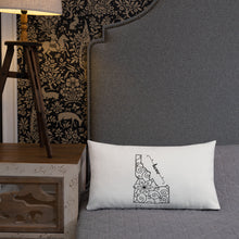 Load image into Gallery viewer, Idaho ID State Map Premium Pillow