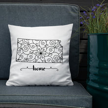 Load image into Gallery viewer, Kansas KS State Map Premium Pillow