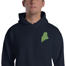Load image into Gallery viewer, Maine Embroidered Unisex Hoodie - Green