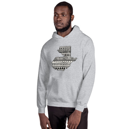 Guatemala Map Unisex Hoodie Home Country Pride Gift