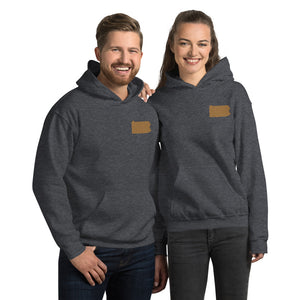Pennsylvania Embroidered Unisex Hoodie - Old Gold