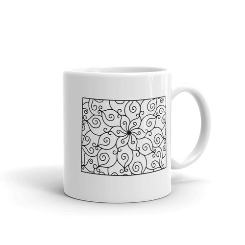 Wyoming WY Mandala Mug