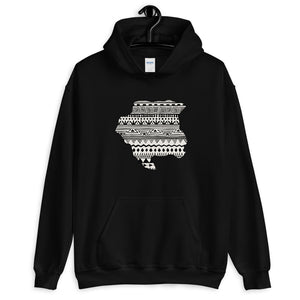 Suriname Map Unisex Hoodie Home Country Pride Gift