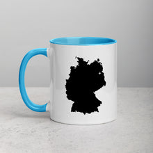 Load image into Gallery viewer, Germany Map Coffee Mug with Color Inside - 11 oz
