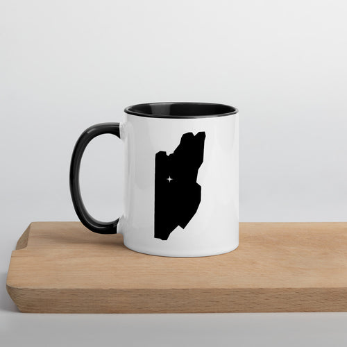 Belize Map Coffee Mug with Color Inside - 11 oz