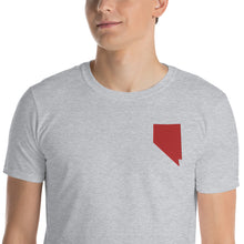 Load image into Gallery viewer, Nevada Unisex T-Shirt - Red Embroidery