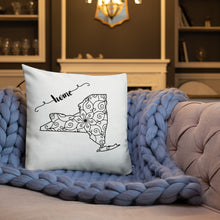 Load image into Gallery viewer, New York NY State Map Premium Pillow