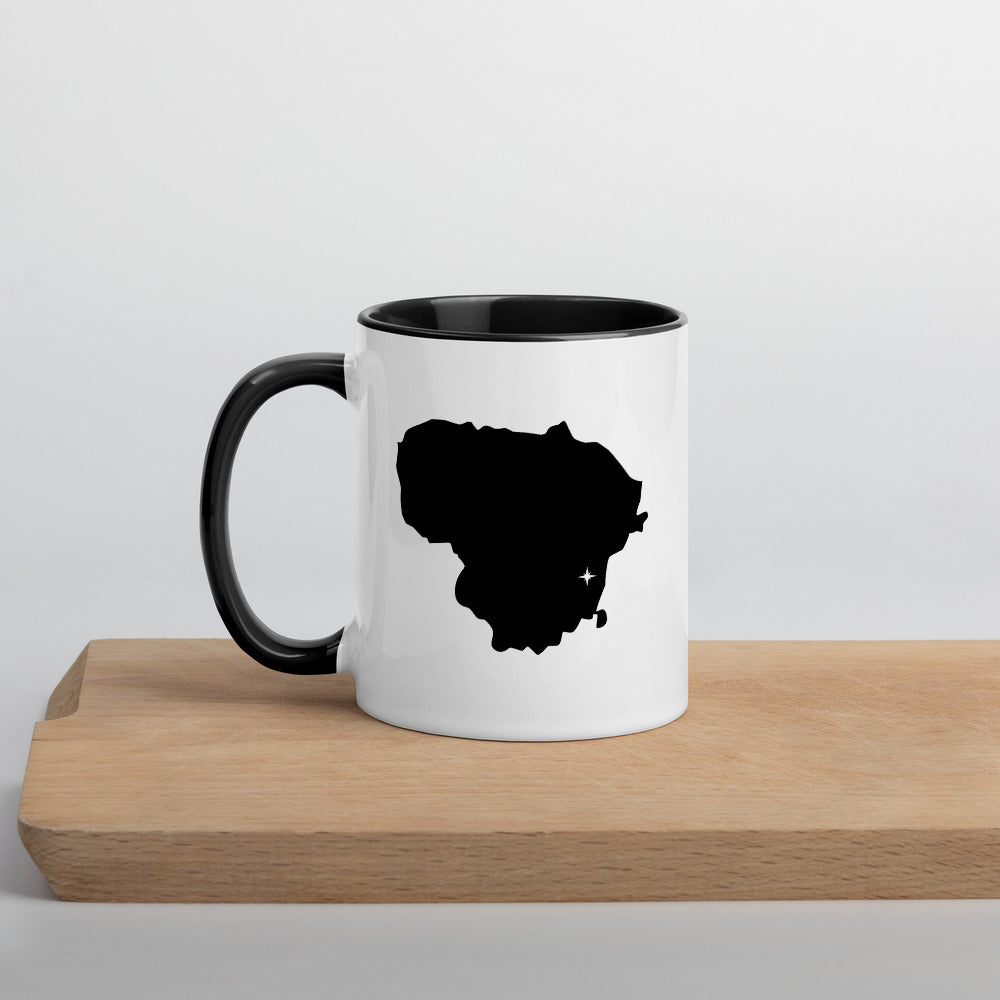 Lithuania Map Mug with Color Inside - 11 oz