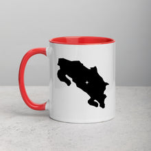 Load image into Gallery viewer, Costa Rica Map Mug with Color Inside - 11 oz
