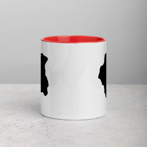 Suriname Map Mug with Color Inside - 11 oz