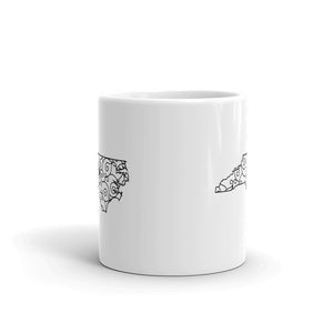 North Carolina NC Mandala Mug