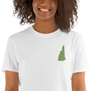 New Hampshire Unisex T-Shirt - Green Embroidery