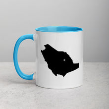 Load image into Gallery viewer, Saudi Arabia Map Mug with Color Inside - 11 oz