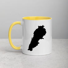 Load image into Gallery viewer, Lebanon Map Mug with Color Inside - 11 oz