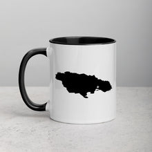 Load image into Gallery viewer, Jamaica Map Coffee Mug with Color Inside - 11 oz