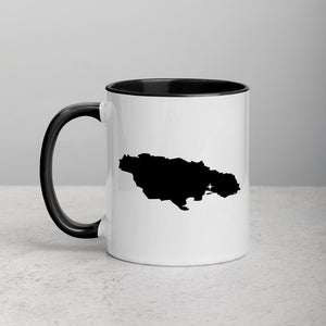 Jamaica Map Coffee Mug with Color Inside - 11 oz