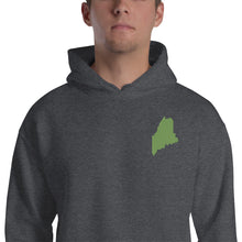 Load image into Gallery viewer, Maine Embroidered Unisex Hoodie - Green