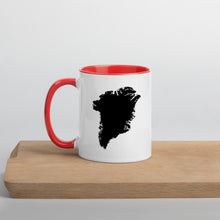 Load image into Gallery viewer, Greenland Map Mug with Color Inside - 11 oz