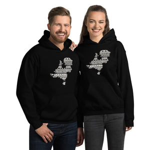 Netherlands Dutch Map Unisex Hoodie Home Country Pride Gift