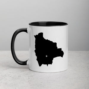 Bolivia Map Coffee Mug with Color Inside - 11 oz