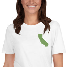 Load image into Gallery viewer, California Unisex T-Shirt - Green Embroidery