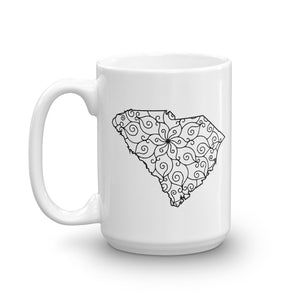 South Carolina SC Mandala Mug