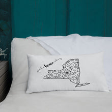 Load image into Gallery viewer, New York NY State Map Premium Pillow