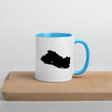 Load image into Gallery viewer, El Salvador Map Coffee Mug with Color Inside - 11 oz