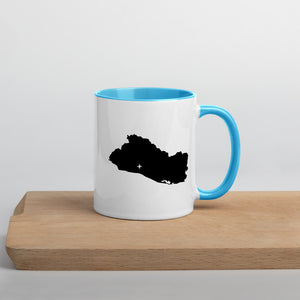 El Salvador Map Coffee Mug with Color Inside - 11 oz