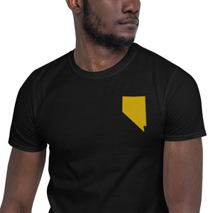 Nevada Unisex T-Shirt - Gold Embroidery
