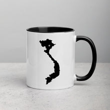Load image into Gallery viewer, Vietnam Map Coffee Mug with Color Inside - 11 oz