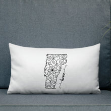 Load image into Gallery viewer, Vermont VT State Map Premium Pillow