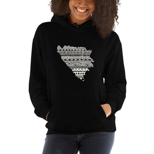 Bosnia and Herzegovina Map Unisex Hoodie Home Country Pride Gift