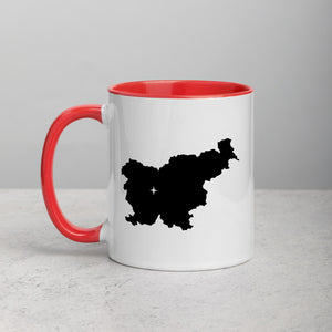 Slovenia Map Coffee Mug with Color Inside - 11 oz