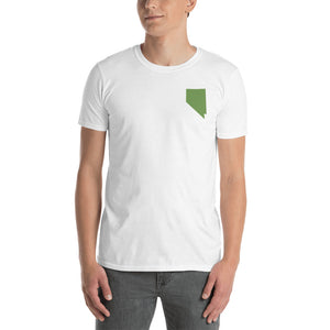 Nevada Unisex T-Shirt - Green Embroidery