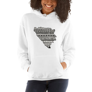 Bosnia and Herzegovina Map Unisex Hoodie Home Country Pride Gift