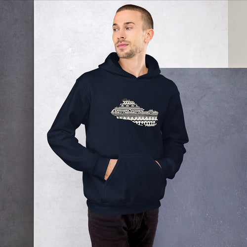 El Salvador Map Unisex Hoodie Home Country Pride Gift