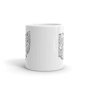 Ohio OH Mandala Mug