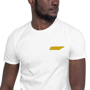 Tennessee Unisex T-Shirt - Gold Embroidery