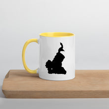 Load image into Gallery viewer, Cameroon Map Coffee Mug with Color Inside - 11 oz