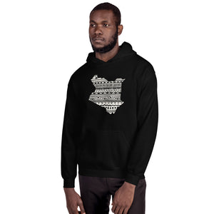 Kenya Map Unisex Hoodie Home Country Pride Gift
